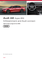 SSP 666 Audi A8 (type 4N) - Infotainment and Audi connect - Self-Study Programme